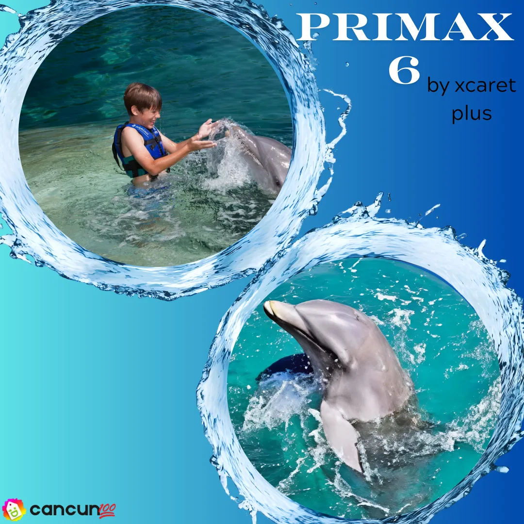 10 PRIMAX 6 + Parque Xcaret PLUS - Nado con Delfin AVANZADO - Imagen 1