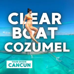 Lancha Transparente en Cozumel 🔥- Clear Boat