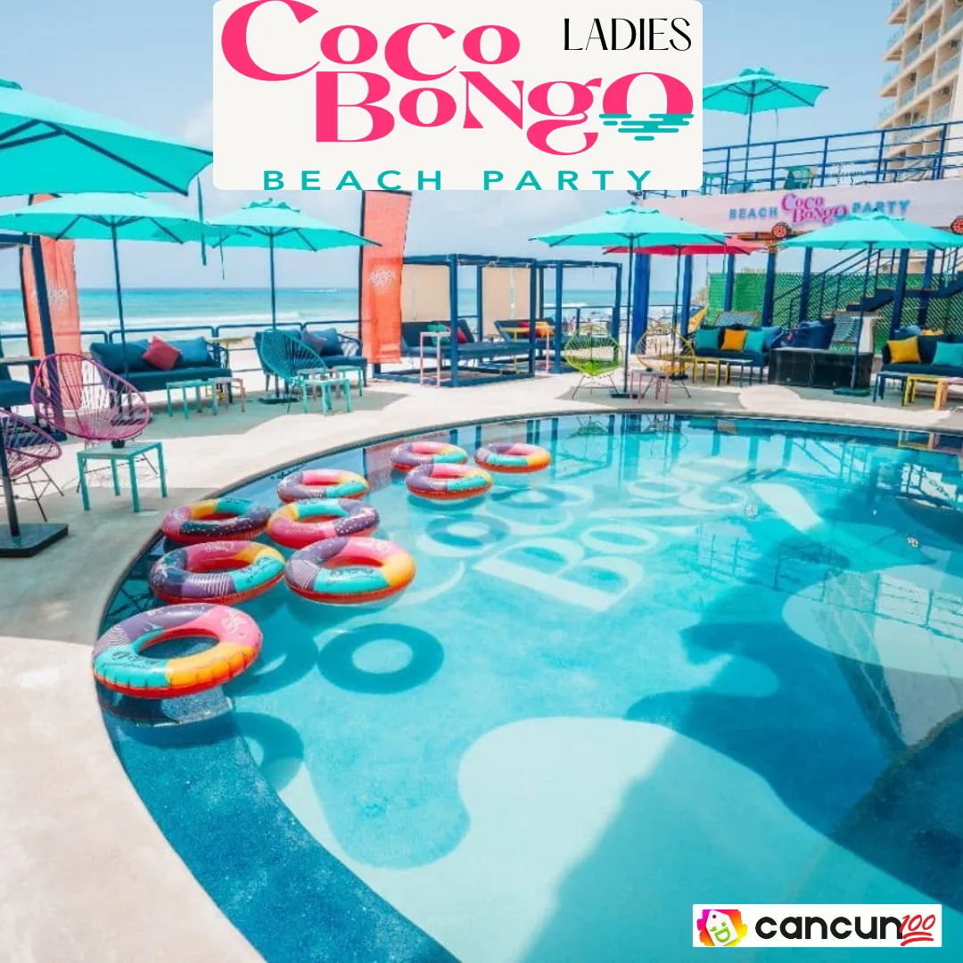 44 CoCo Bongo Beach Party Cancún Promo Entrada Ladies - Imagen 1