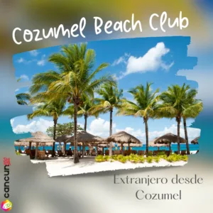 Cozumel Beach Club Extranjero desde Cancún con Snorkel Palancar, El Cielo y El Cielito
