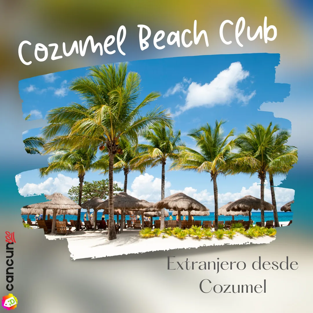 72 Cozumel Beach Club Extranjero desde Cancún con Snorkel Palancar, El Cielo y El Cielito - Imagen 1