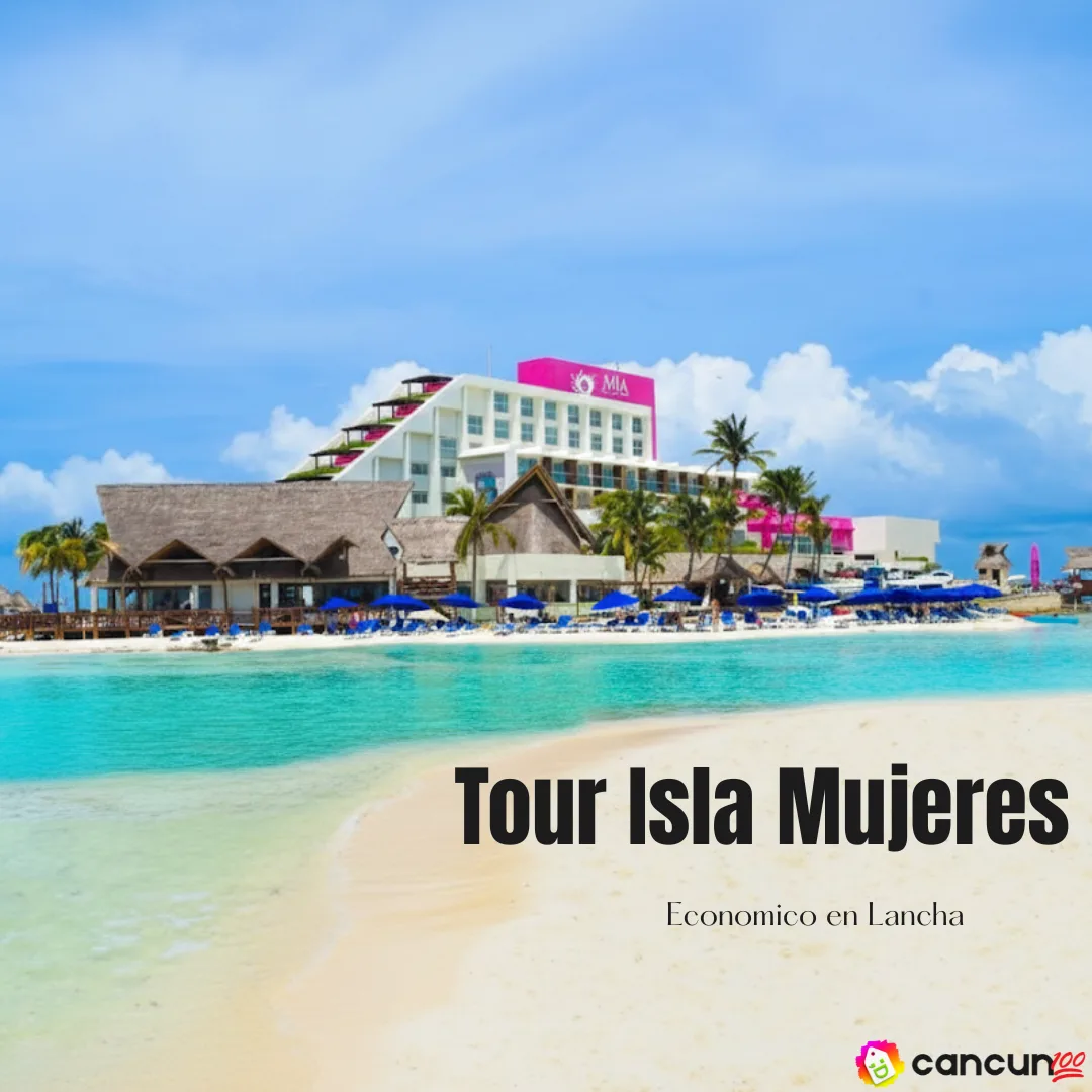 74 Tour Isla Mujeres Economico en Lancha 🚤 - Cooperativa Puerto Juarez - Imagen 1