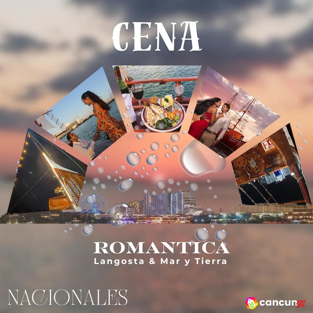 MERARYPortadas c100 2026 (3) Cena romántica Columbus con langosta & mar y tierra para Nacionales 🇲🇽 - Imagen 1